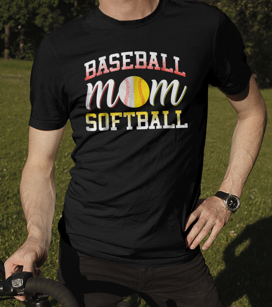 Baseball Mom Softball Mom Love Baseball Softball T-Shirt