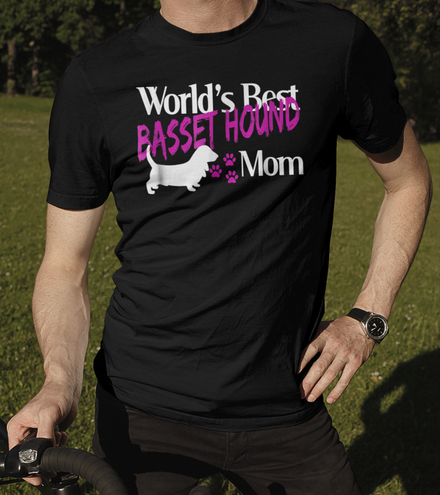 World's Best Basset Hound Mom T-Shirt