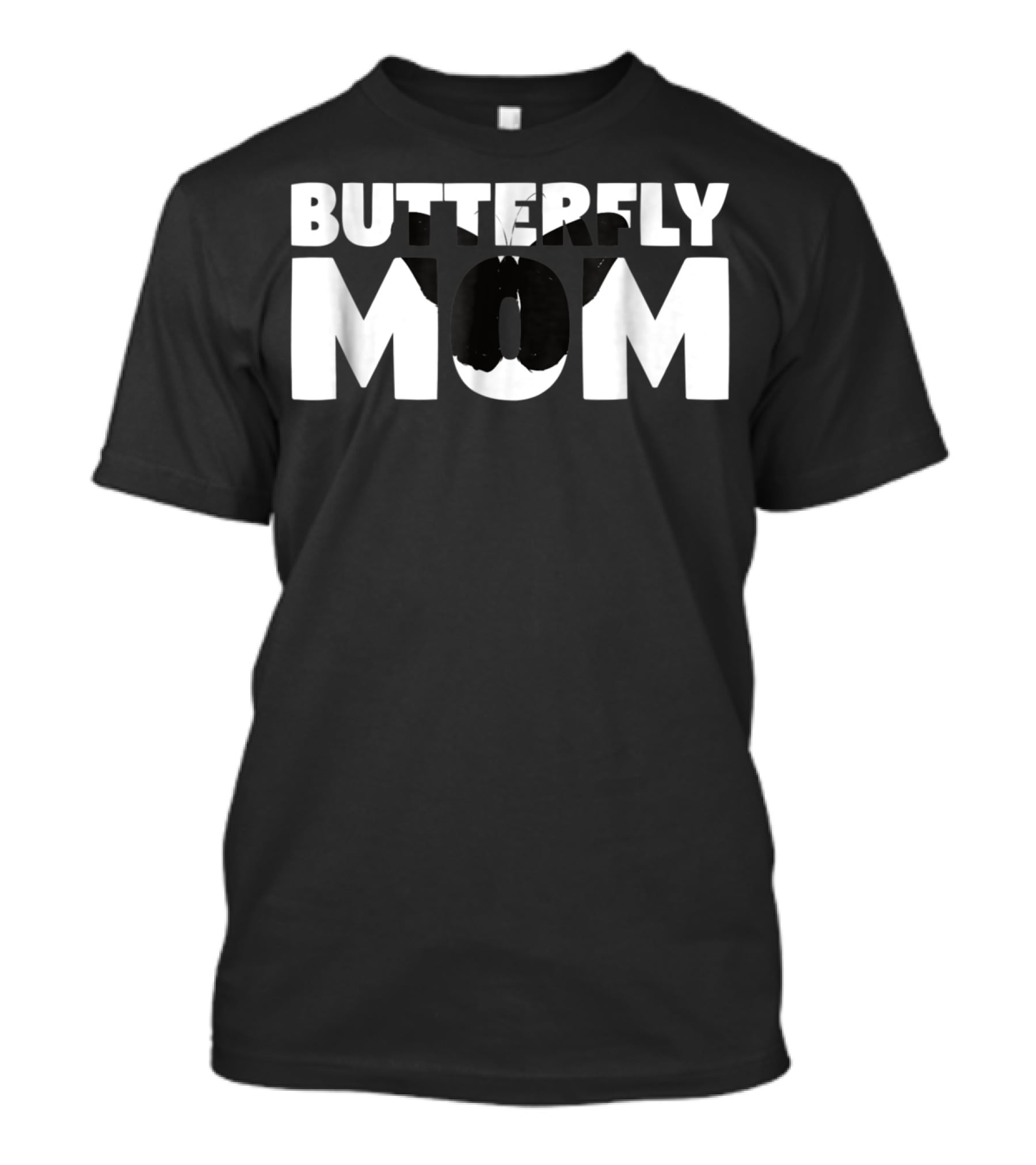 Butterfly Mom Butterfly Lover Animal For Mother Butterfly Typography T-Shirt
