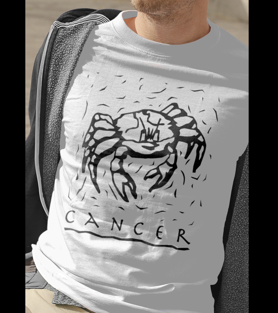Cancer Zodiac Birthday The Crab Symbol Water Sign T-Shirt