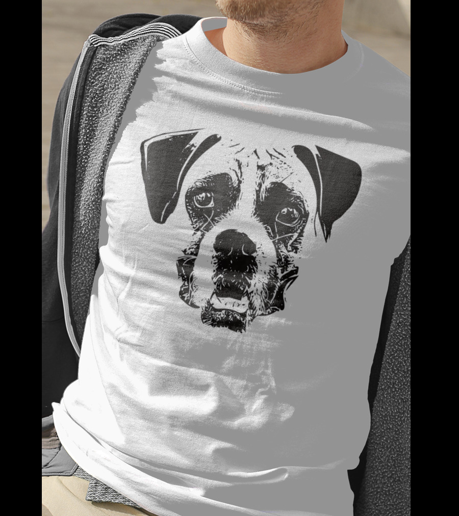 Boxer Dog Face Dog Mom Or Dad Boxer Dog Face T-Shirt