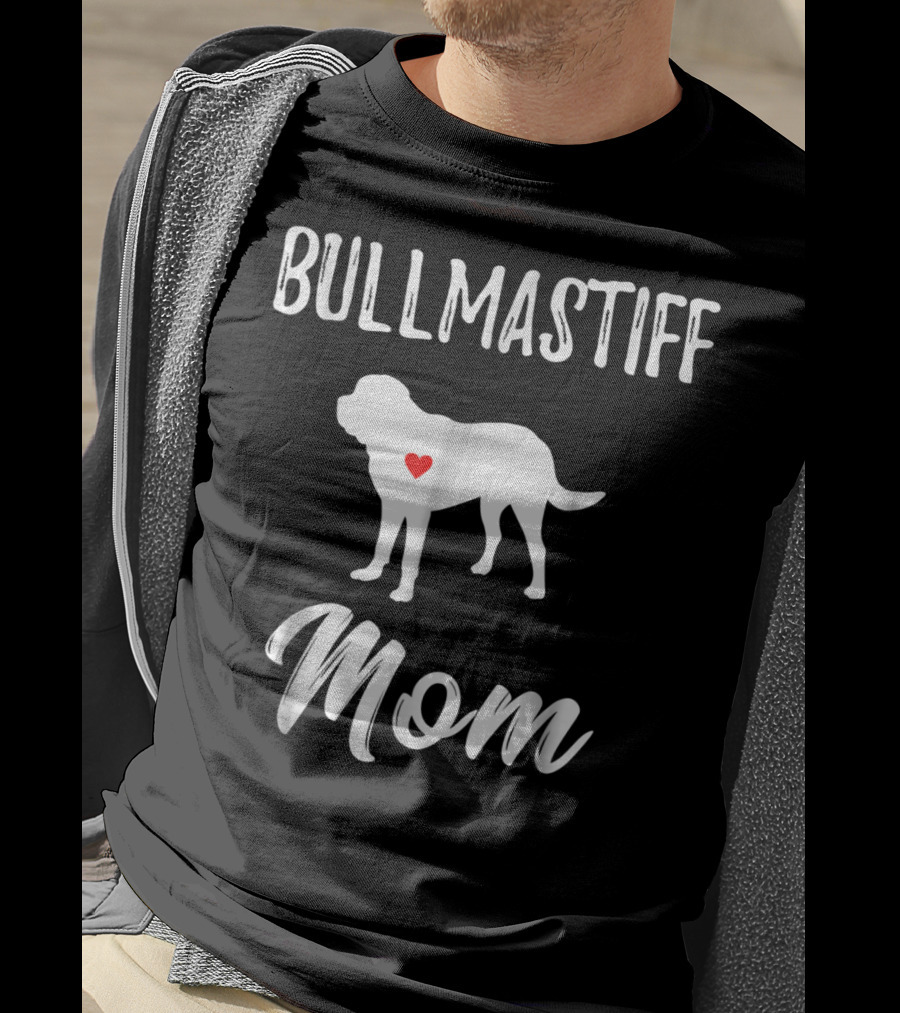 Bullmastiff Mom Dog Lover Owner Bullmastiff Mom T-Shirt