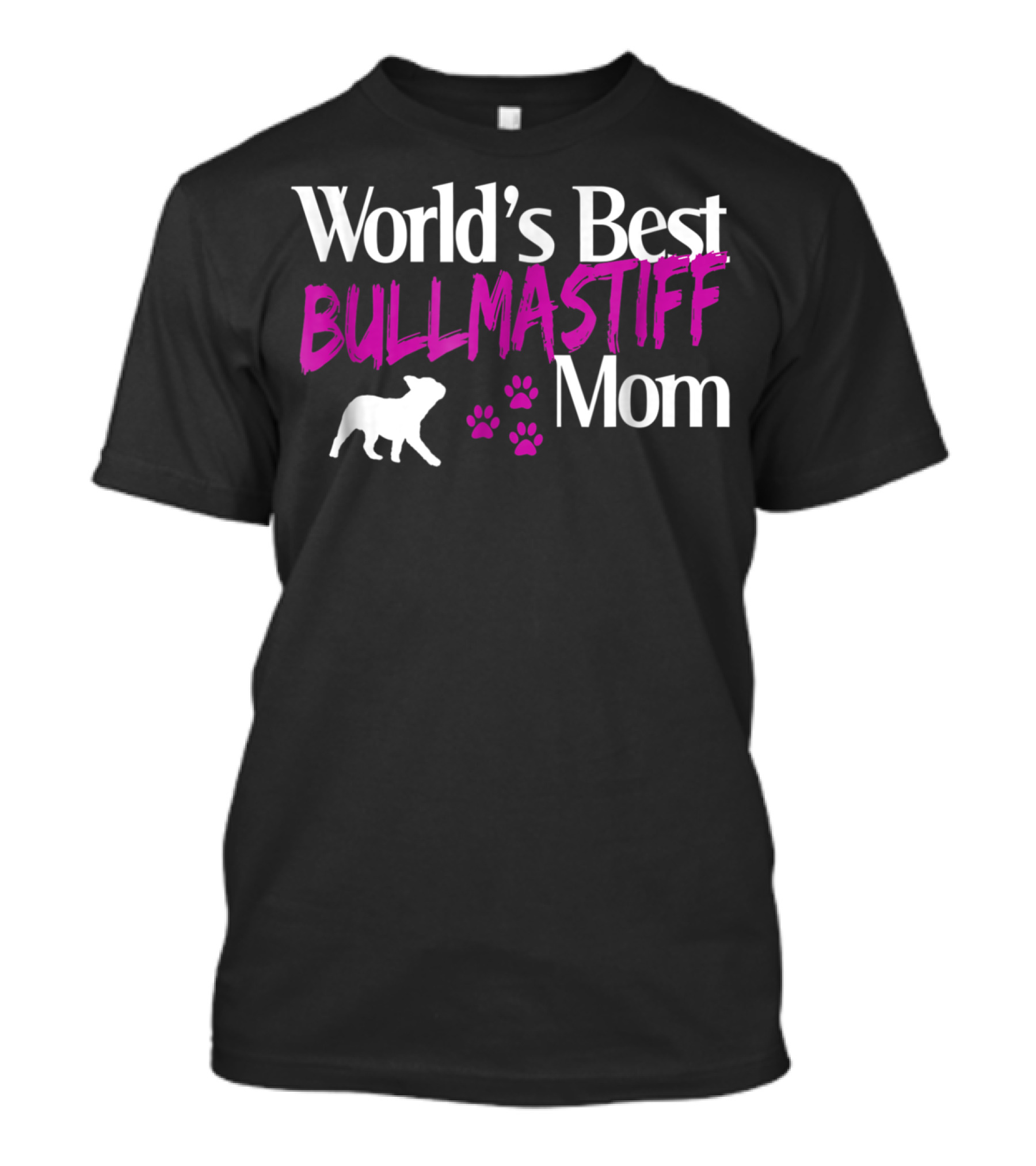World's Best Bullmastiff Dog Mom Owners21 T-Shirt
