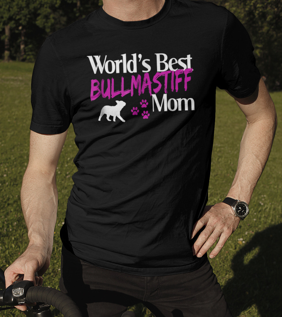 World's Best Bullmastiff Dog Mom Owners21 T-Shirt