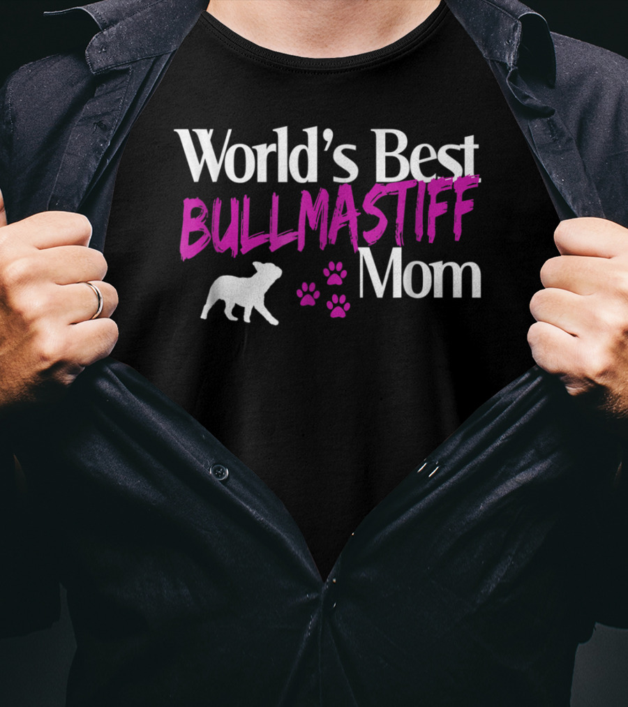 World's Best Bullmastiff Dog Mom Owners21 T-Shirt