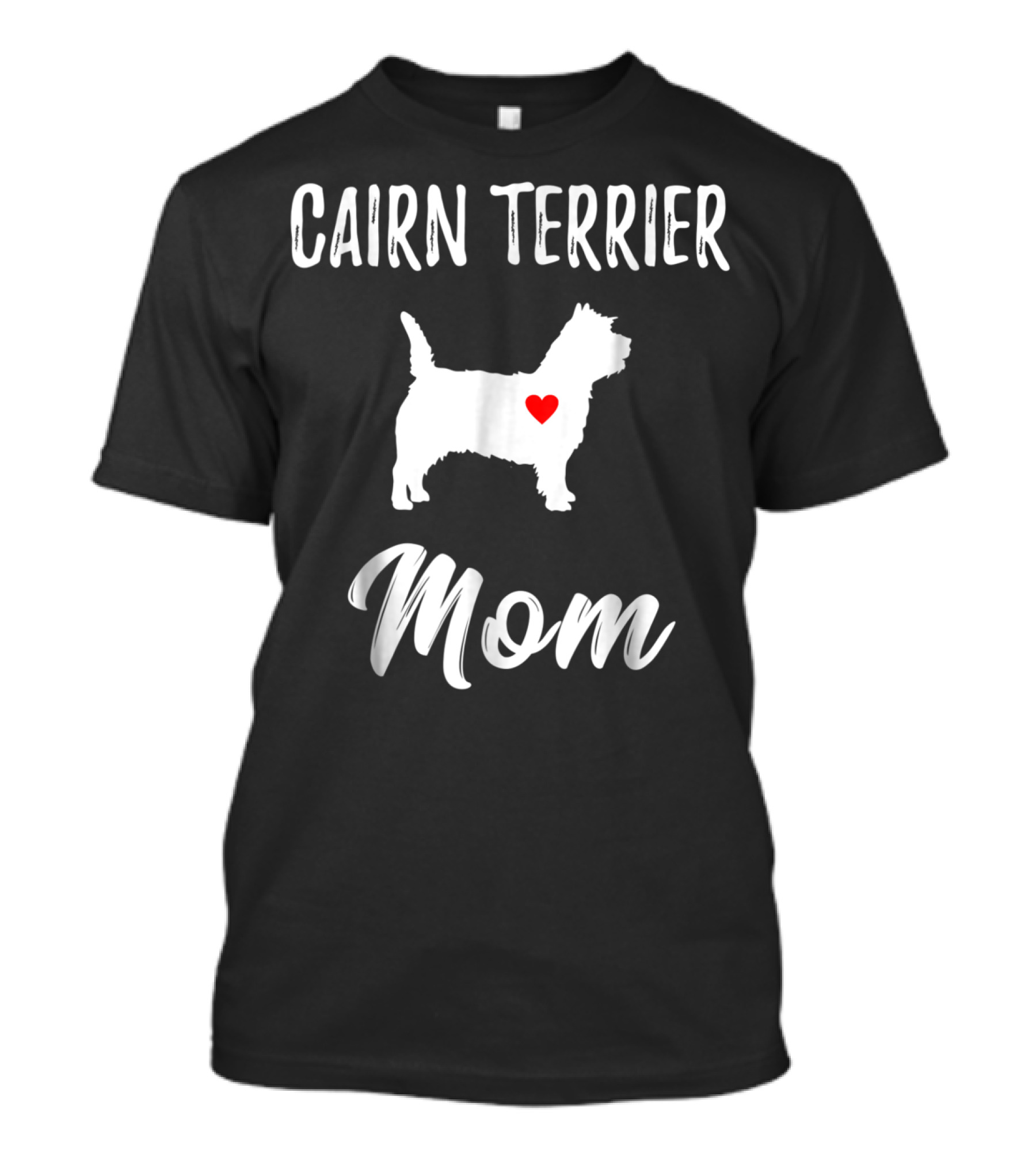 Cairn Terrier Dog Mom Owner Lover Heart T-Shirt