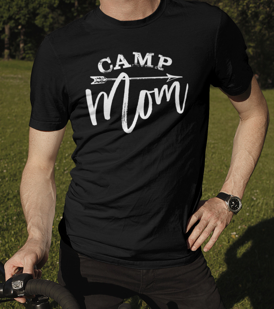 Camp Mom White58 Arrow T-Shirt