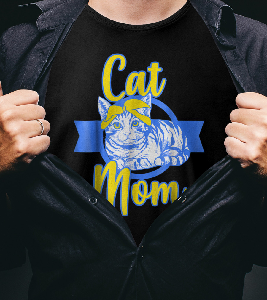 Cat Mom Funny Crazy Lady Rescue Gotcha Day Her T-Shirt