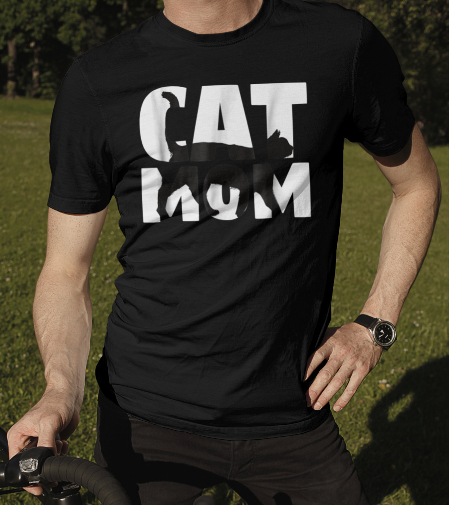 Cat Mom Cat Lover For Mother With Cat T-Shirt
