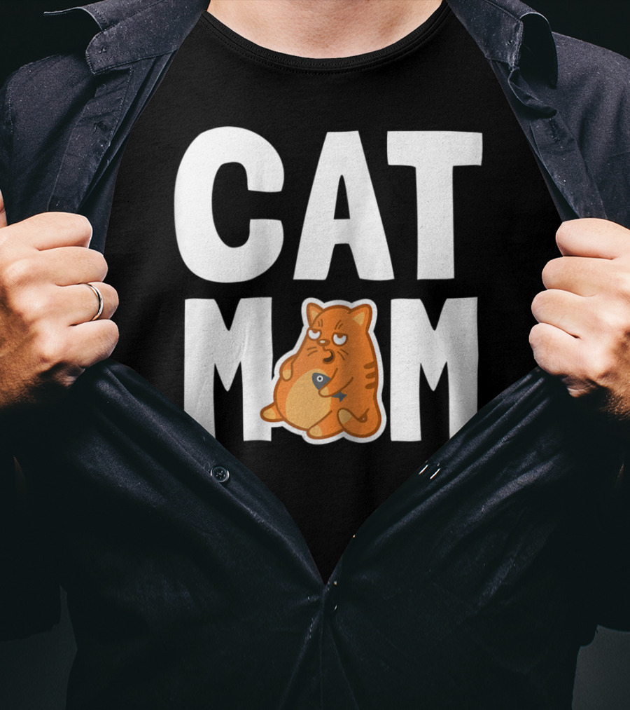 CAT MOM I Cool Pet Owner Mother T-Shirt