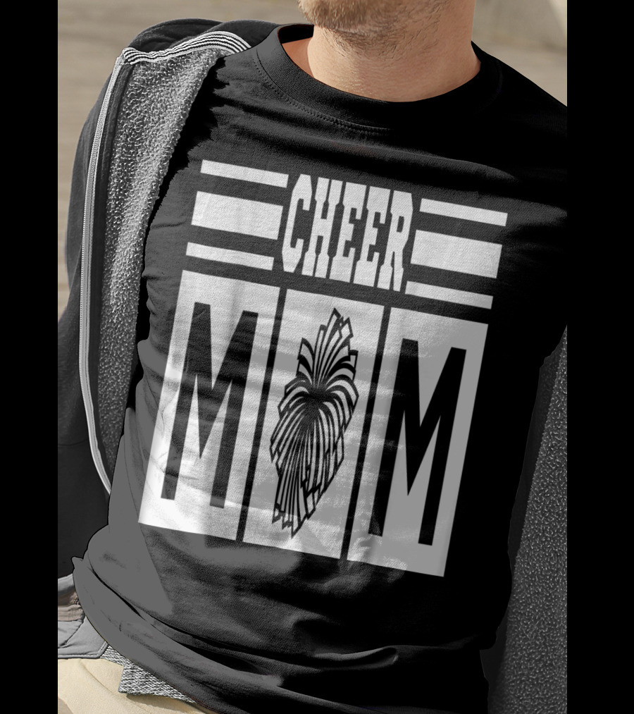 CHEER MOM Pom Pom T-Shirt