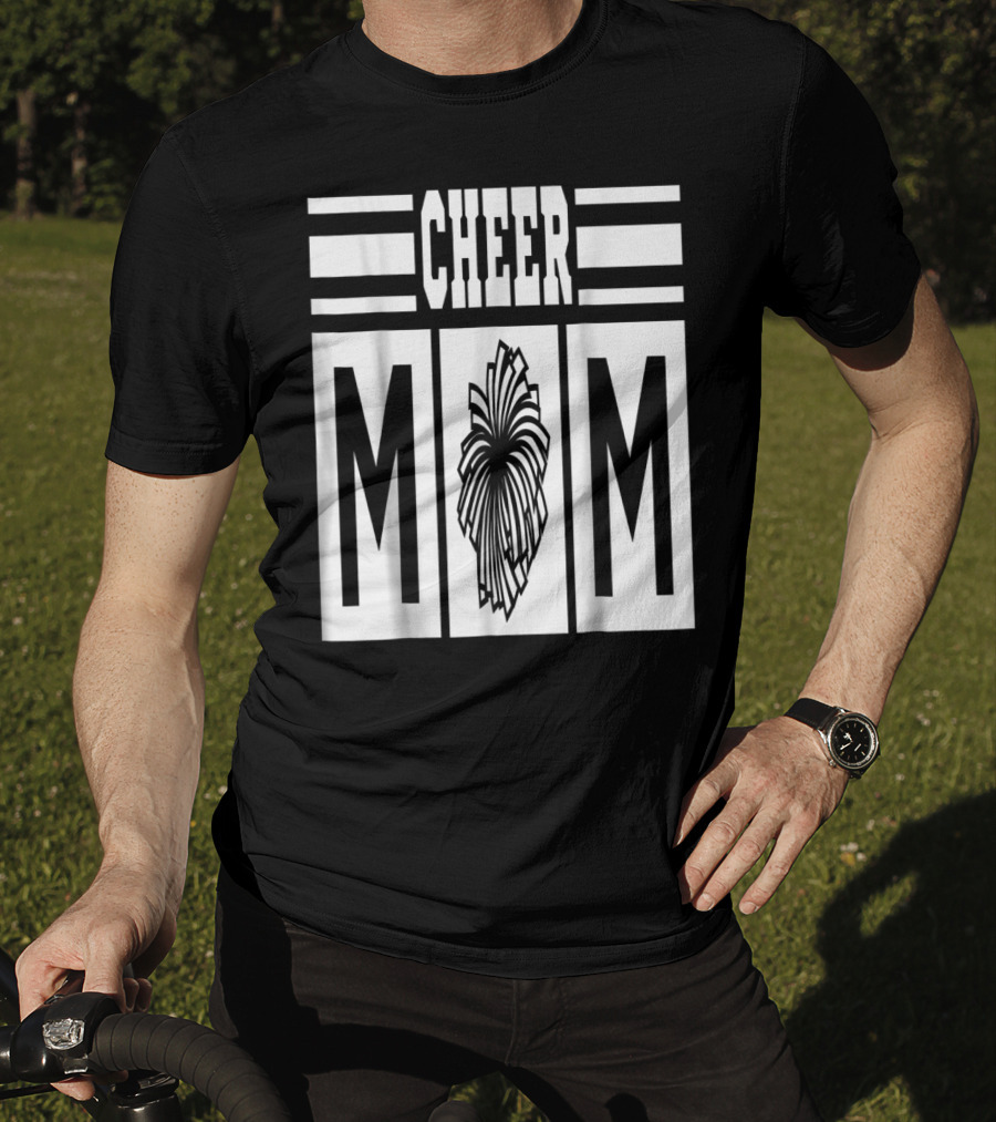 CHEER MOM Pom Pom T-Shirt