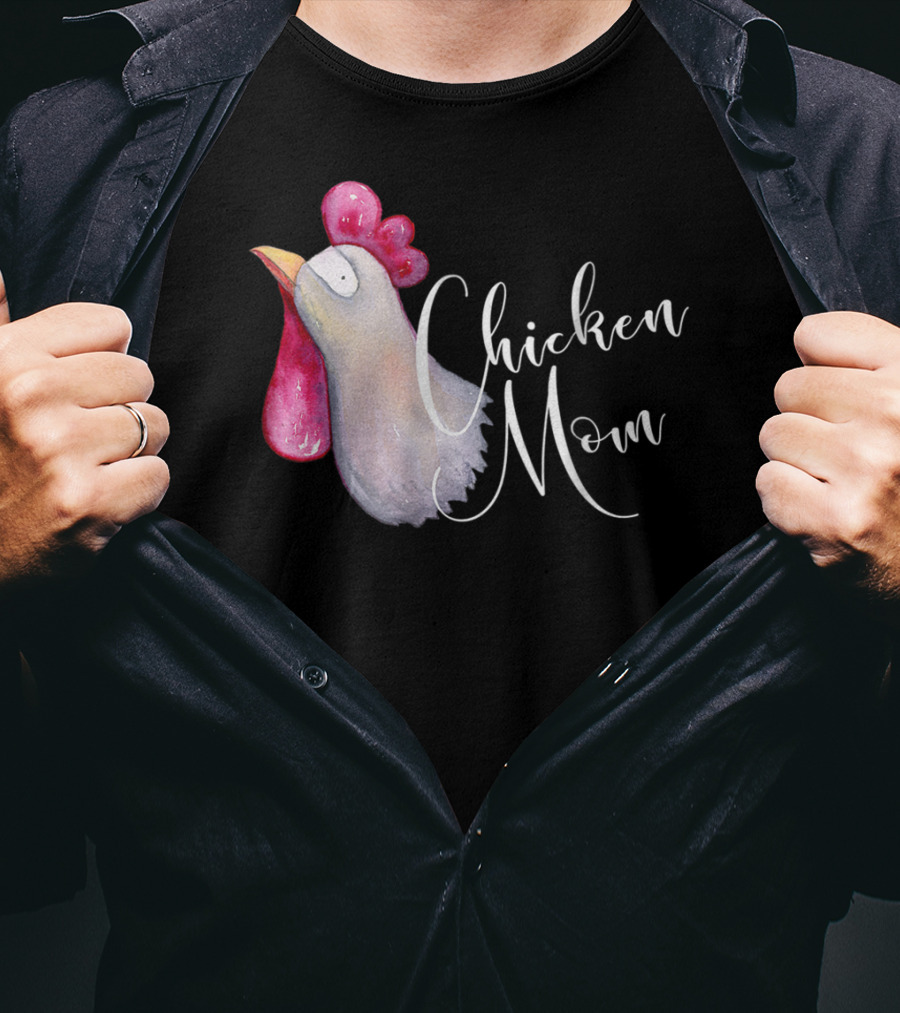 Chicken Mom Backyard Bird Hobby Farmer Chicken Mom T-Shirt