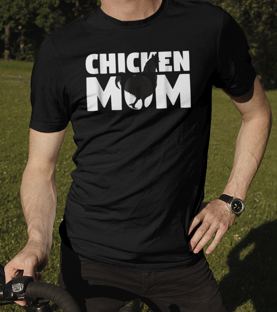 CHICKEN MOM Chicken Zoo Animal Lover For Mother T-Shirt