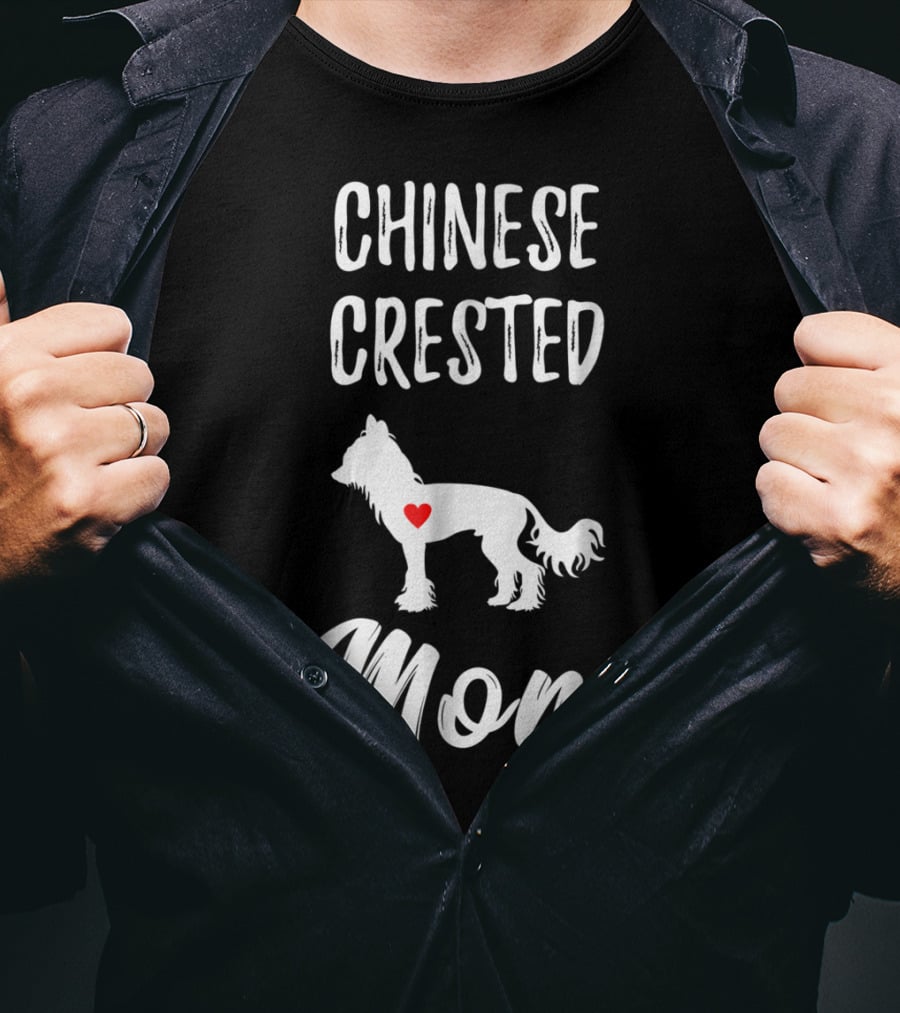 Chinese Crested Mom Dog Lover Owner T-Shirt