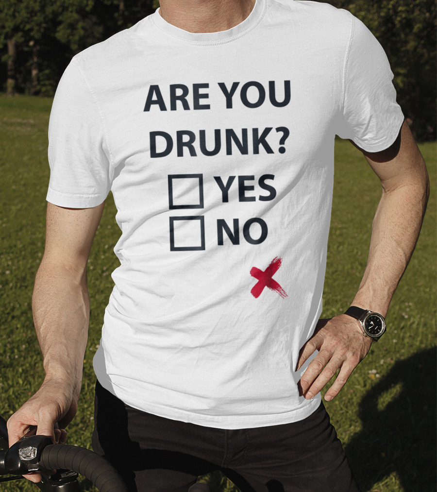 Are You Drunk Yes No X Christmas Beer Mom I Love Day Drinking T-Shirt