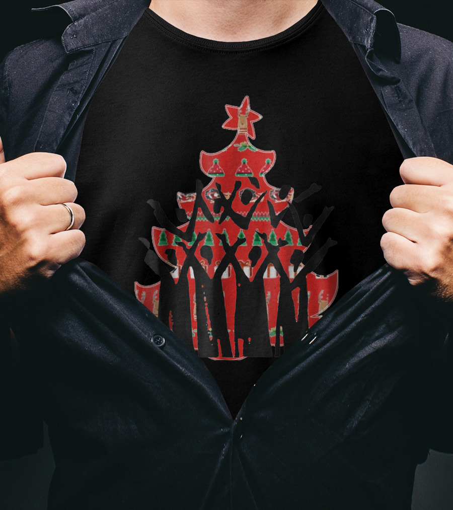 Christmas Tree Choir Holiday Music Carols T-Shirt