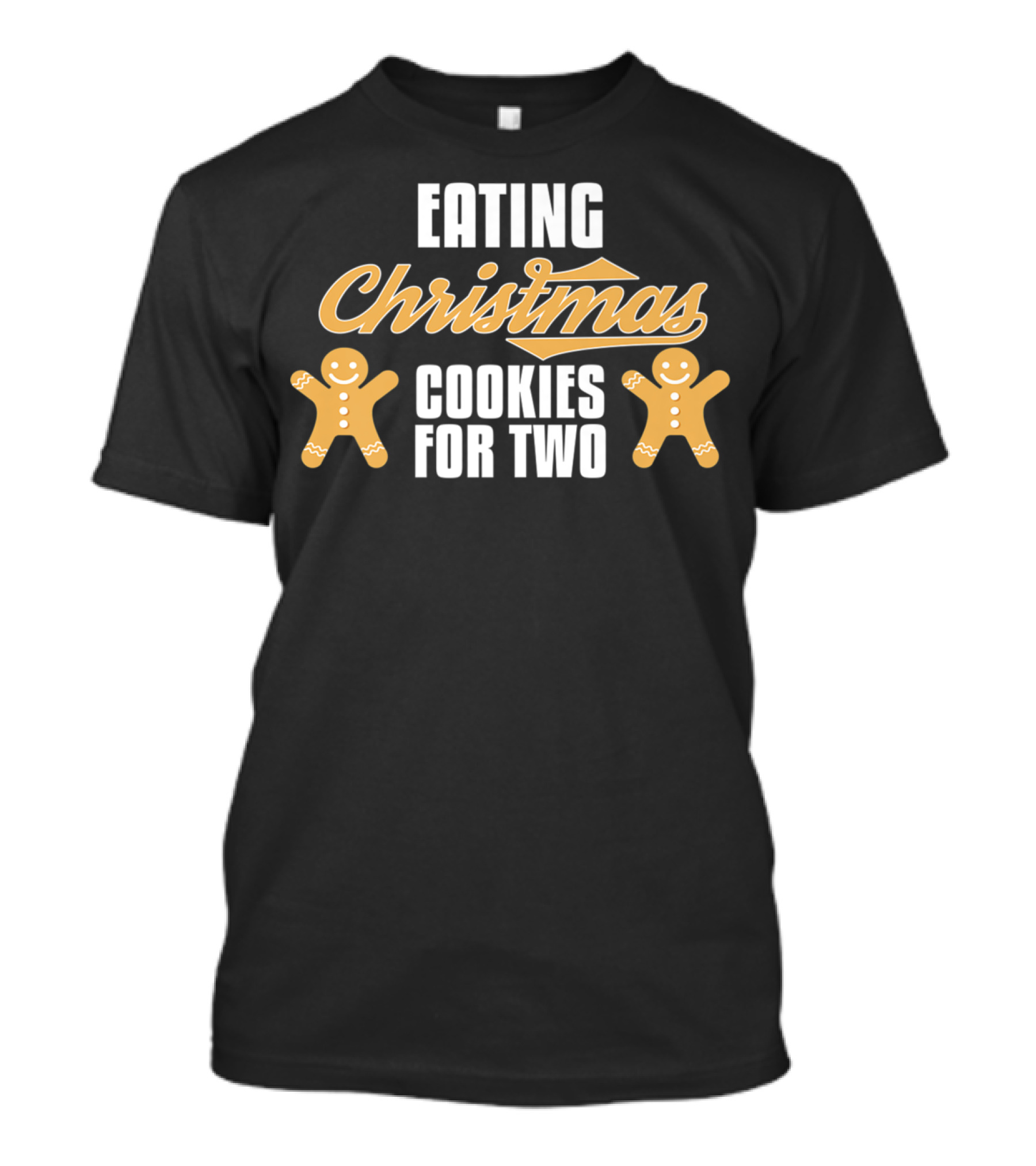 Eating Christmas Cookies For Two Gingerbread Future Mom T-Shirt