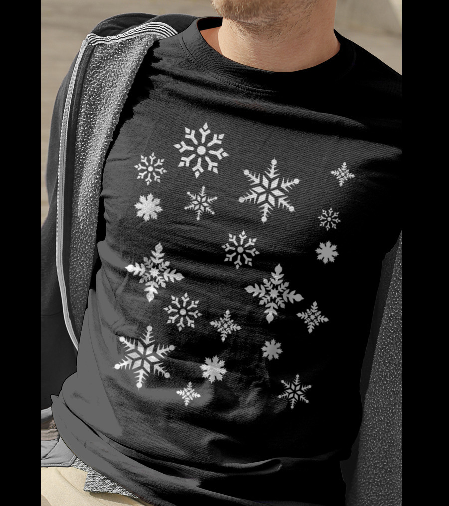 Christmas Snowflakes Holiday Family Winter Snow T-Shirt
