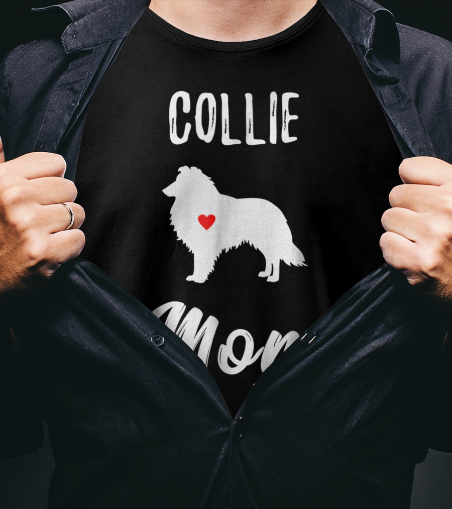 Collie Mom Dog Lover Owner Collie Mom T-Shirt