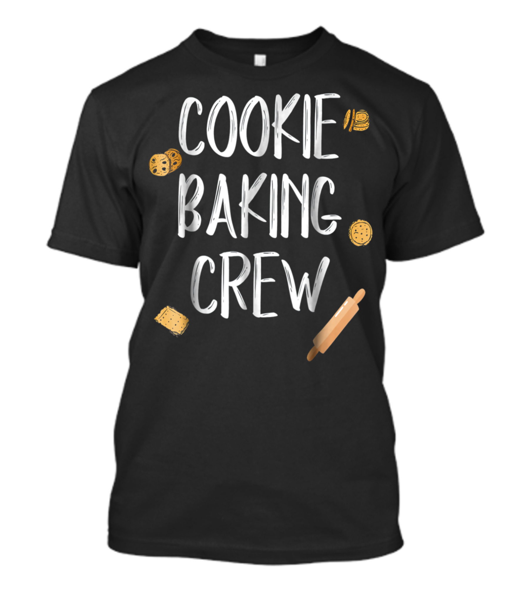 Cookie Baking Crew Cookies Rolling Pin T-Shirt