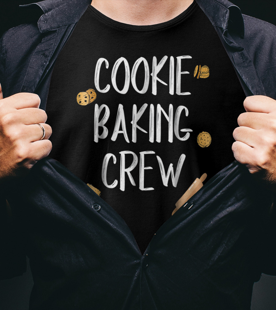 Cookie Baking Crew Cookies Rolling Pin T-Shirt
