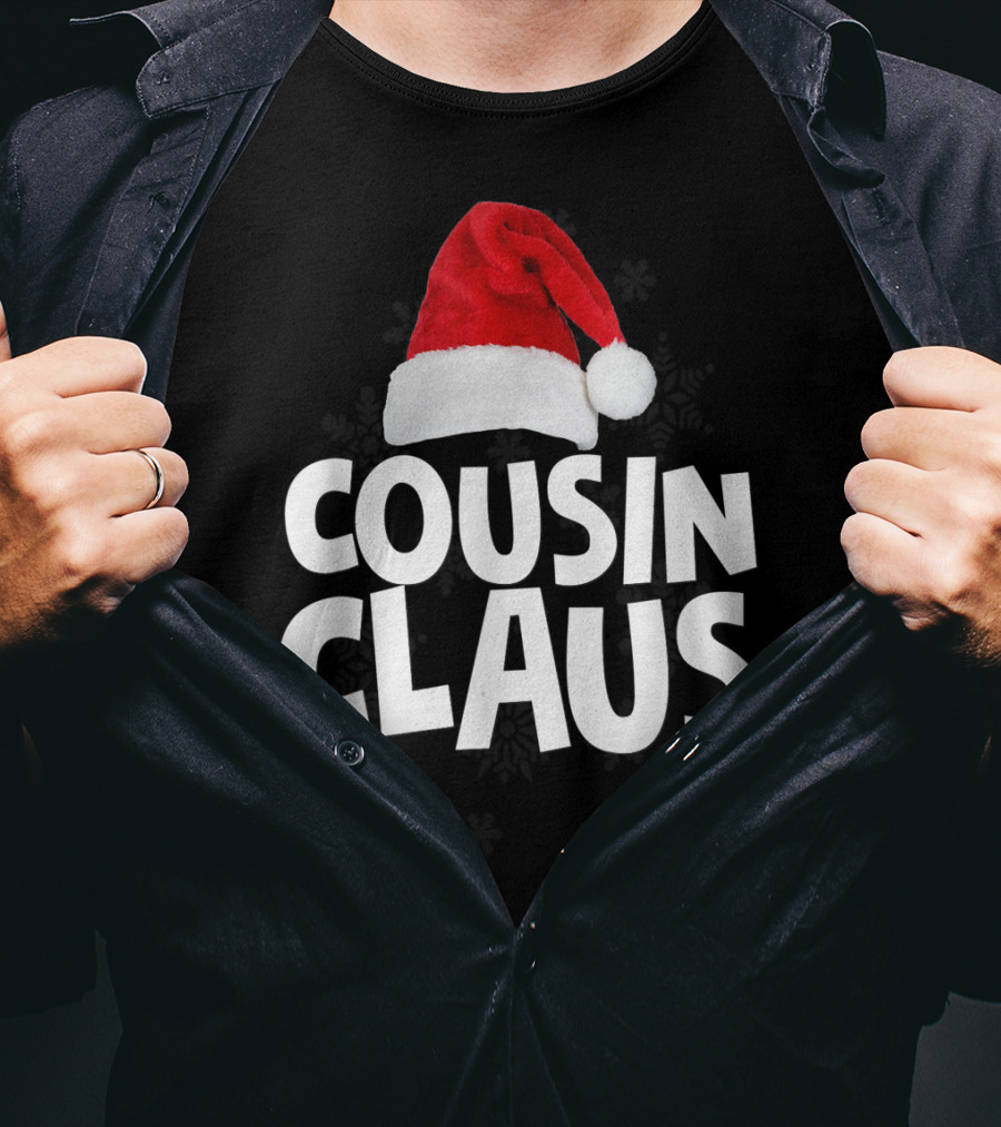 Cousin Claus Santa Christmas Matching Family Tribe T-Shirt