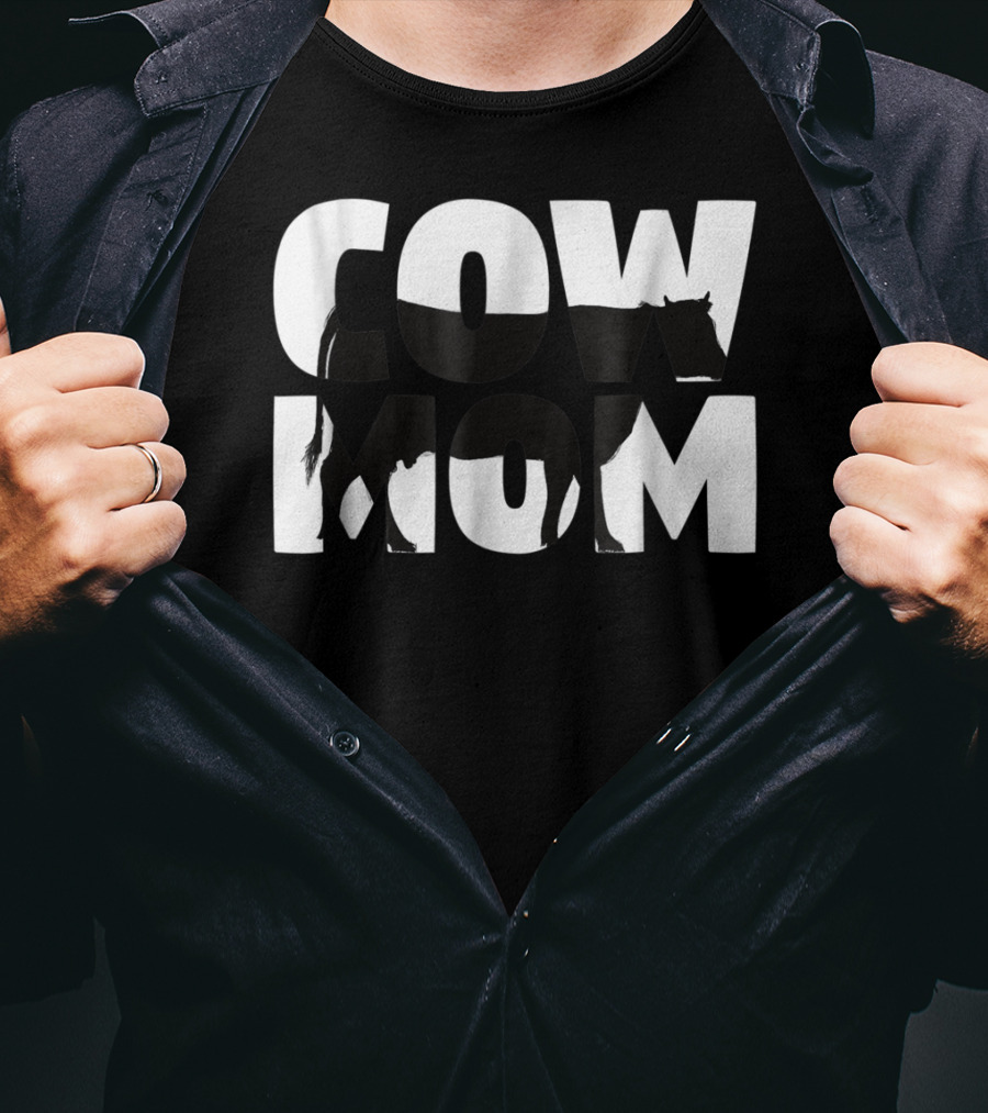 Cow Mom Cow Lover For Mother T-Shirt