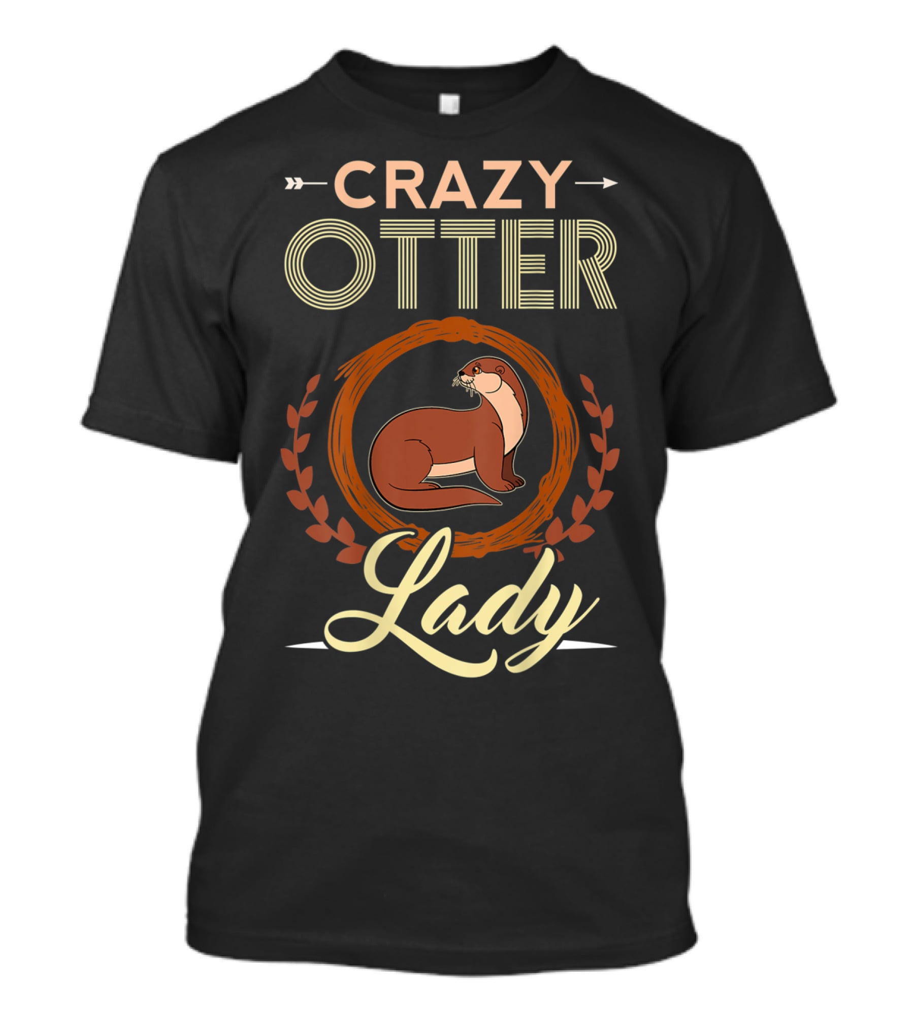 Crazy Otter Lady T-Shirt