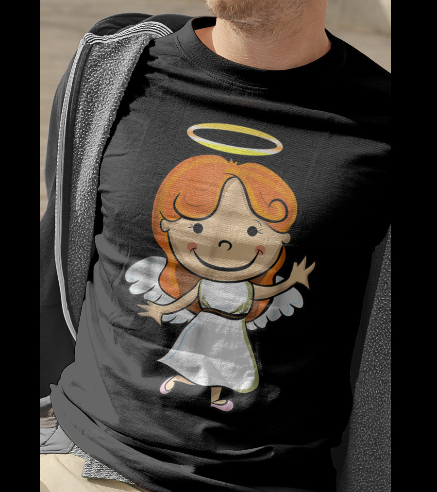 Cute Angel Halo Halloween Costume Christian T-Shirt