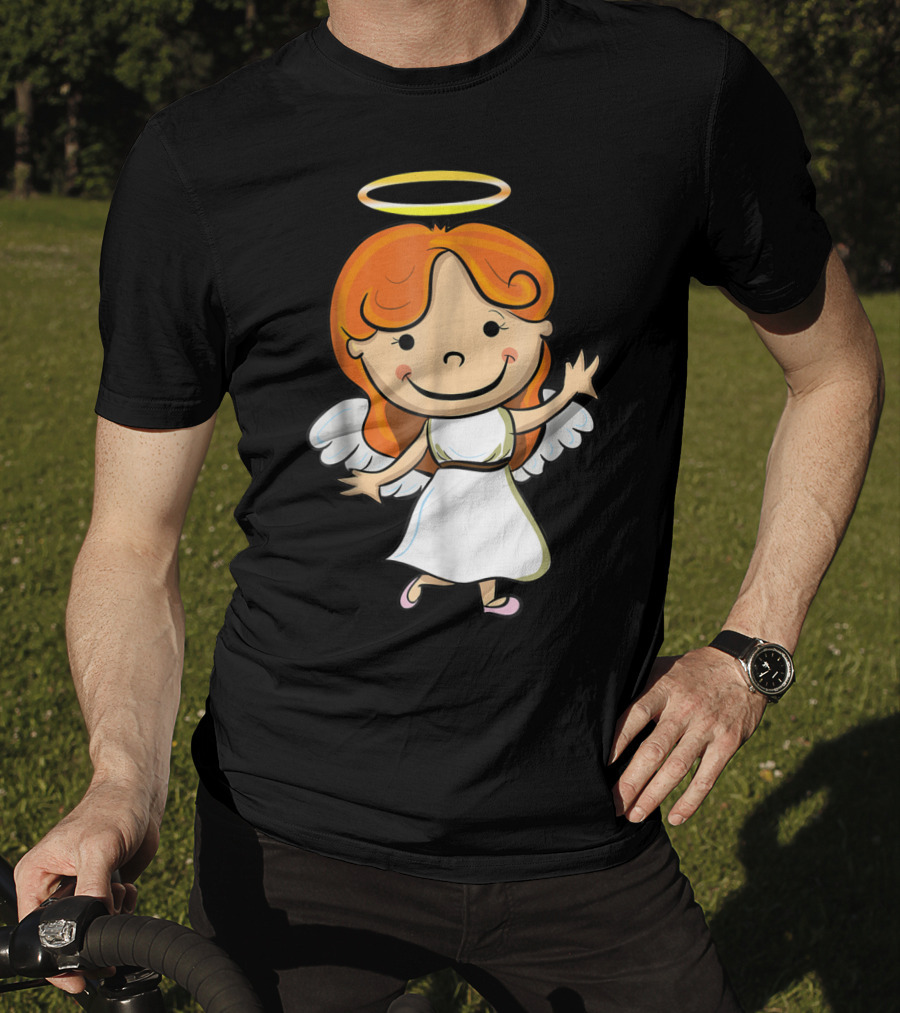 Cute Angel Halo Halloween Costume Christian T-Shirt