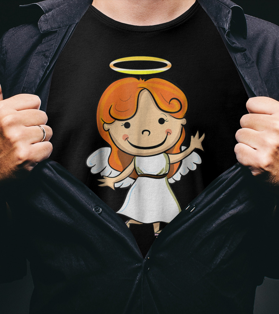 Cute Angel Halo Halloween Costume Christian T-Shirt