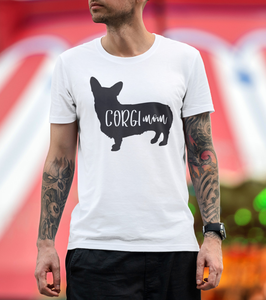 Corgi Mom Corgi Dog T-Shirt