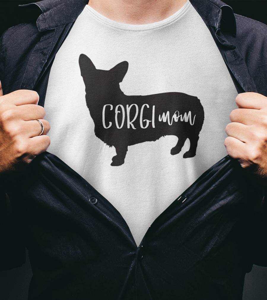 Corgi Mom Corgi Dog T-Shirt