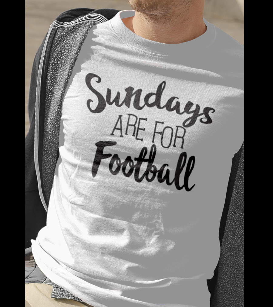 Sundays Are For Football Cute Supporters Mom And Dad T-Shirt