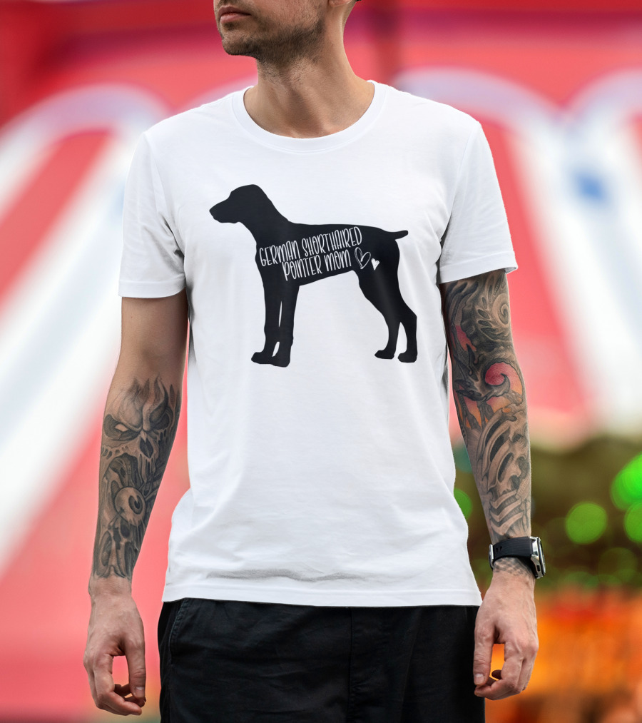 German Shorthaired Pointer Mom ♥ T-Shirt