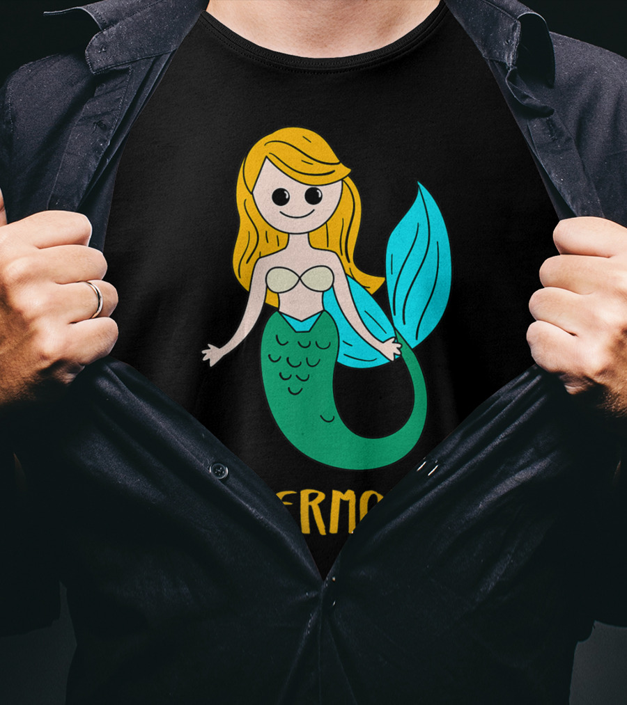 Cute Mermom For Stylish Women And Mothers T-Shirt