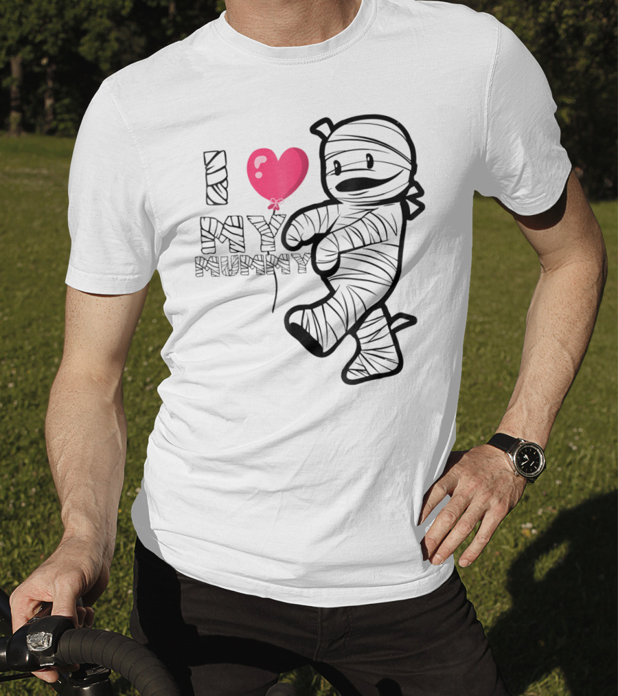 I Love My Mummy Cute Heart Balloon T-Shirt