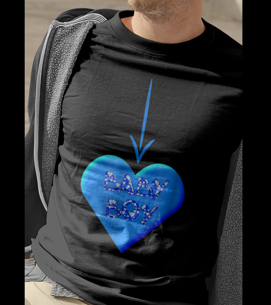 Baby Boy Cute Pregnancy To Be It's A Boy Mommy T-Shirt