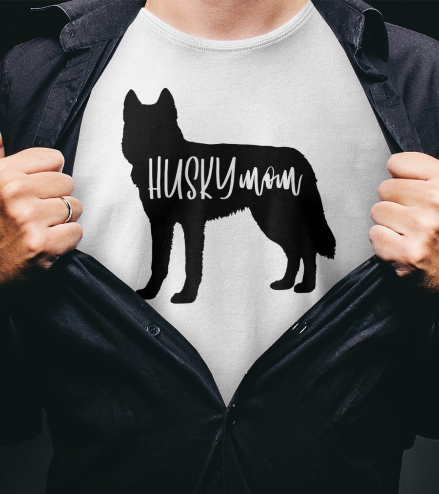 Husky Mom Cute Siberian Dog Mom T-Shirt