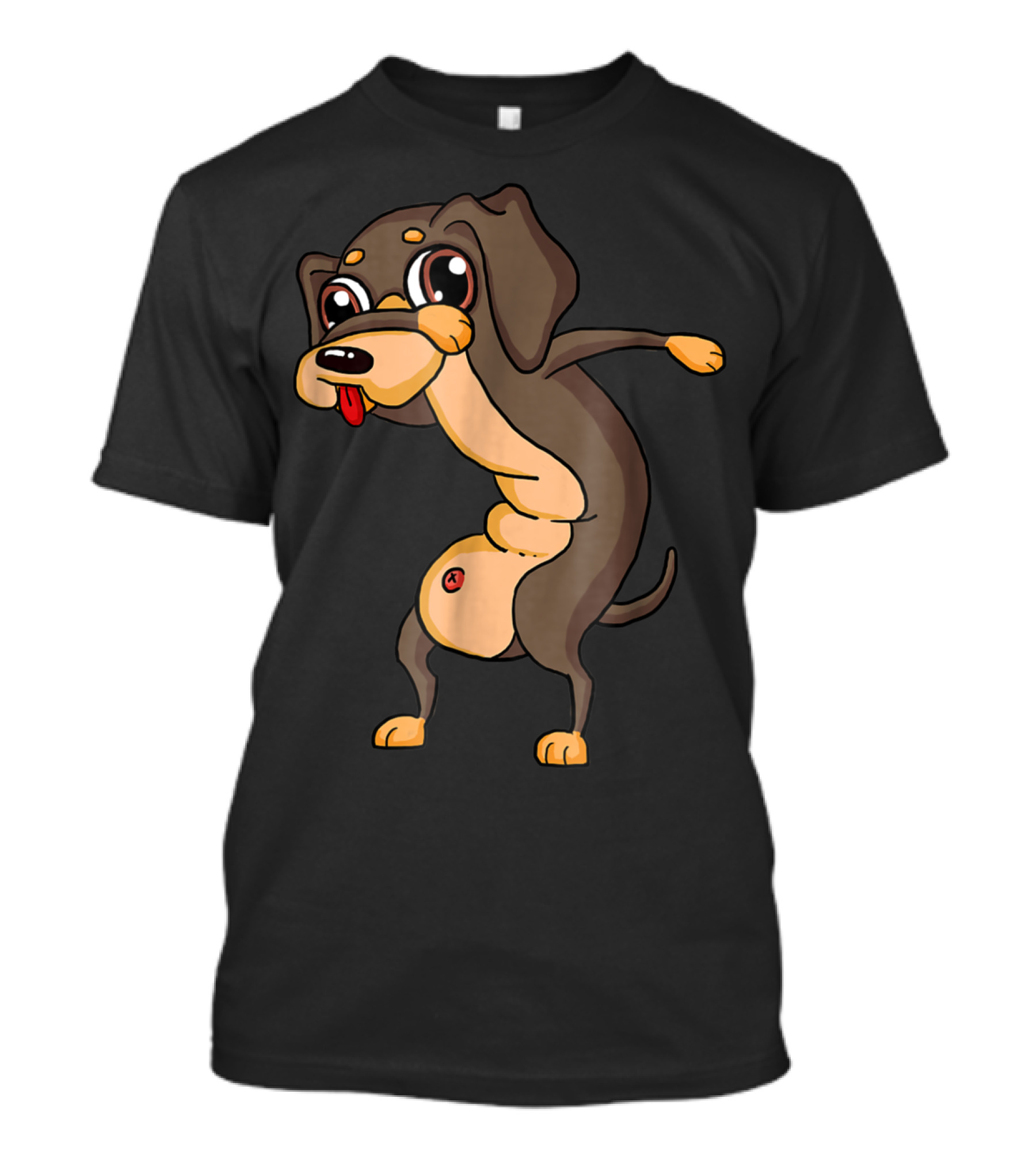 Dabbing Dachshund Doxie Dog Funny31 T-Shirt