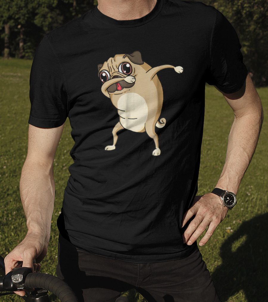 Dabbing Pug Dog Pug Dab Dance T-Shirt