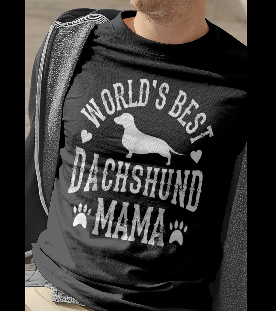 World's Best Dachshund Mama T-Shirt