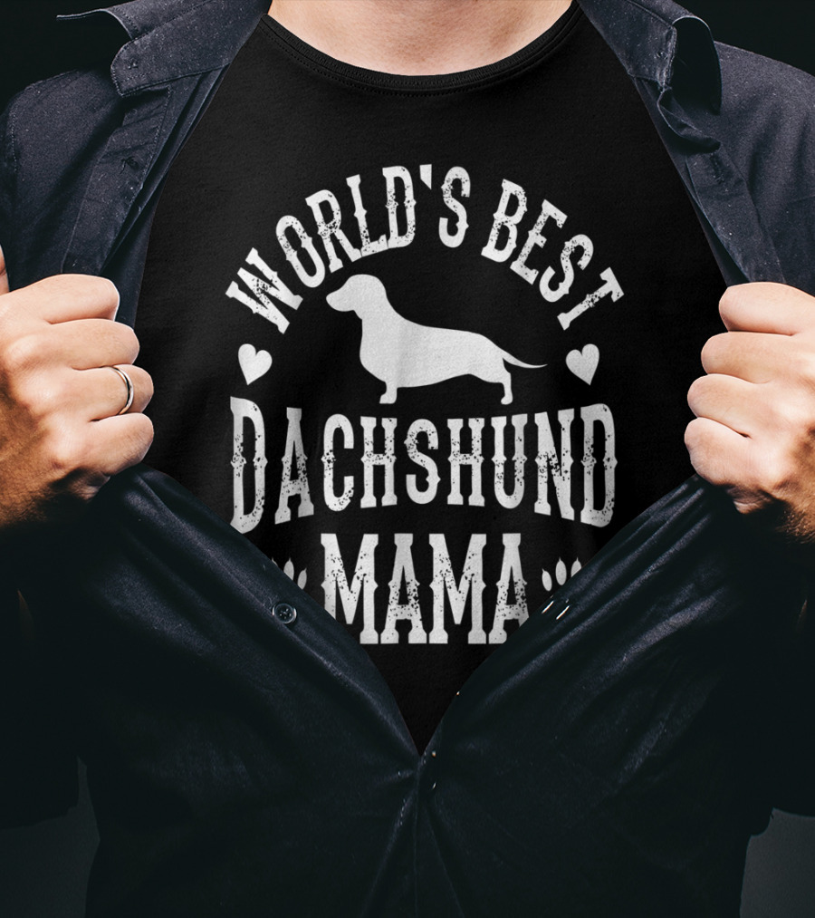 World's Best Dachshund Mama T-Shirt