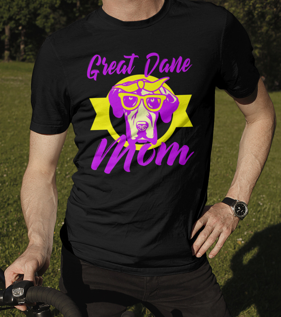 Great Dane Mom Women Puppy T-Shirt