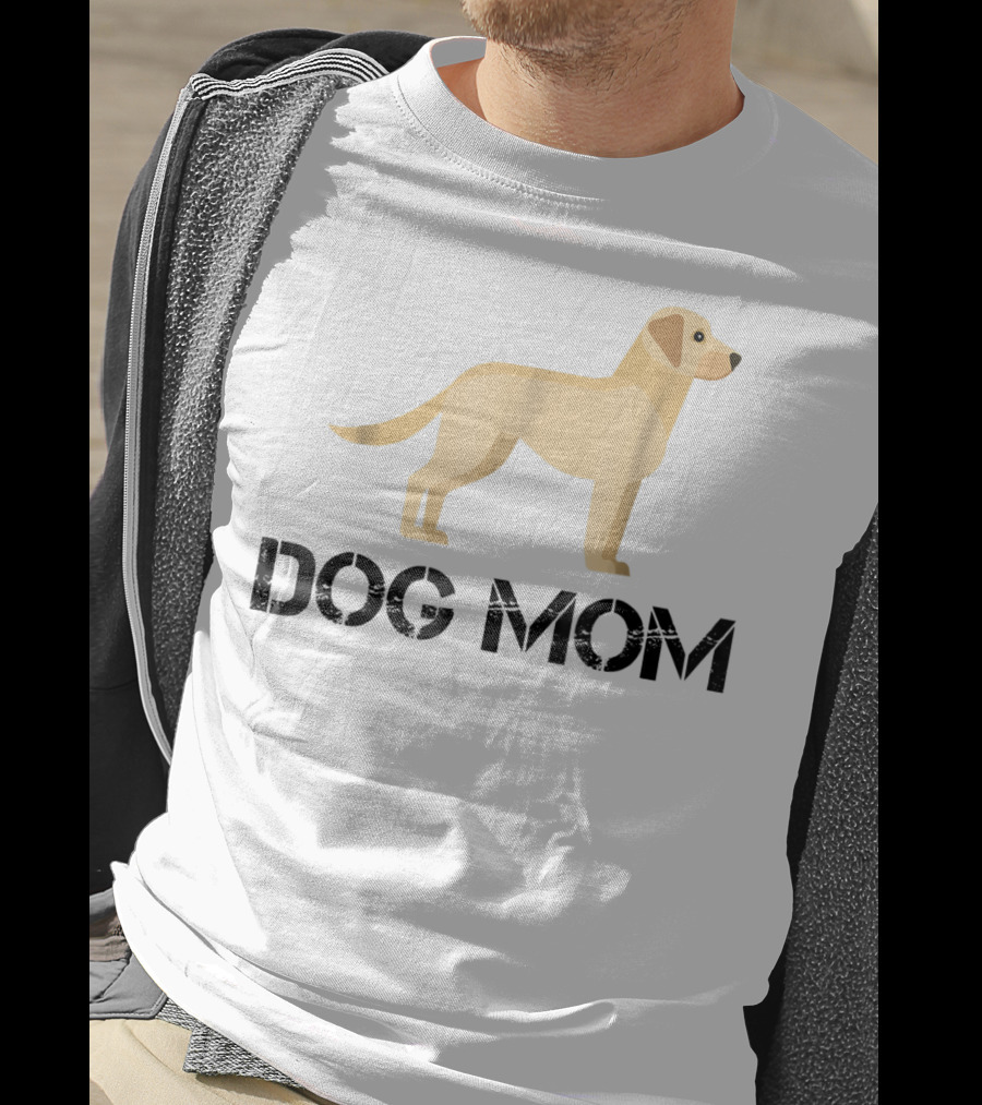 Dog Mom Yellow Lab T-Shirt