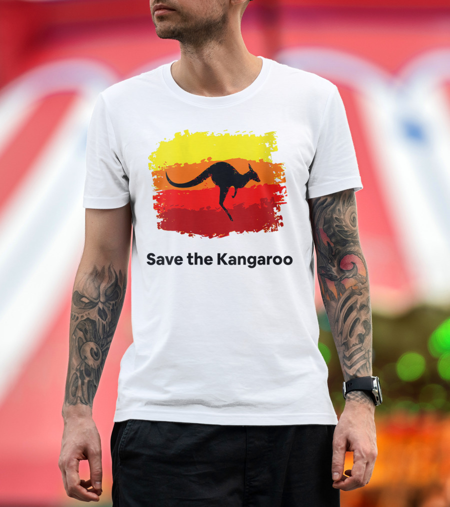Save The Kangaroo Pray For Australia Rain T-Shirt