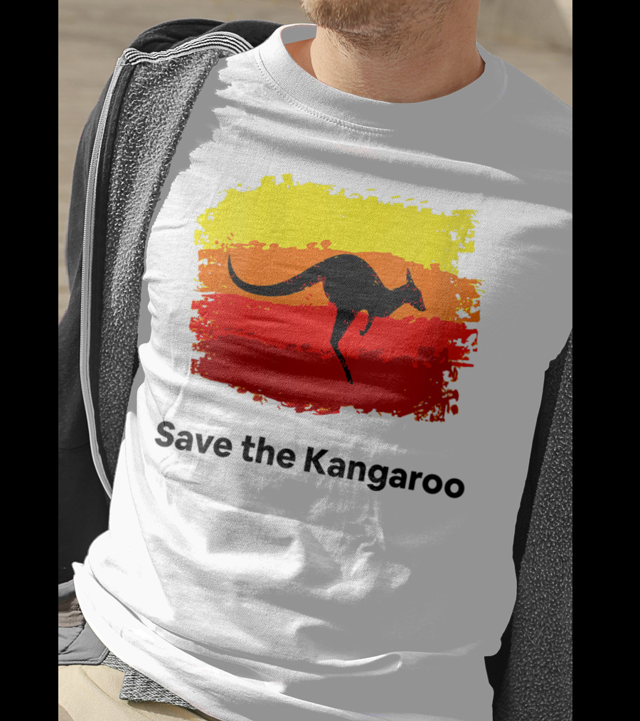 Save The Kangaroo Pray For Australia Rain T-Shirt