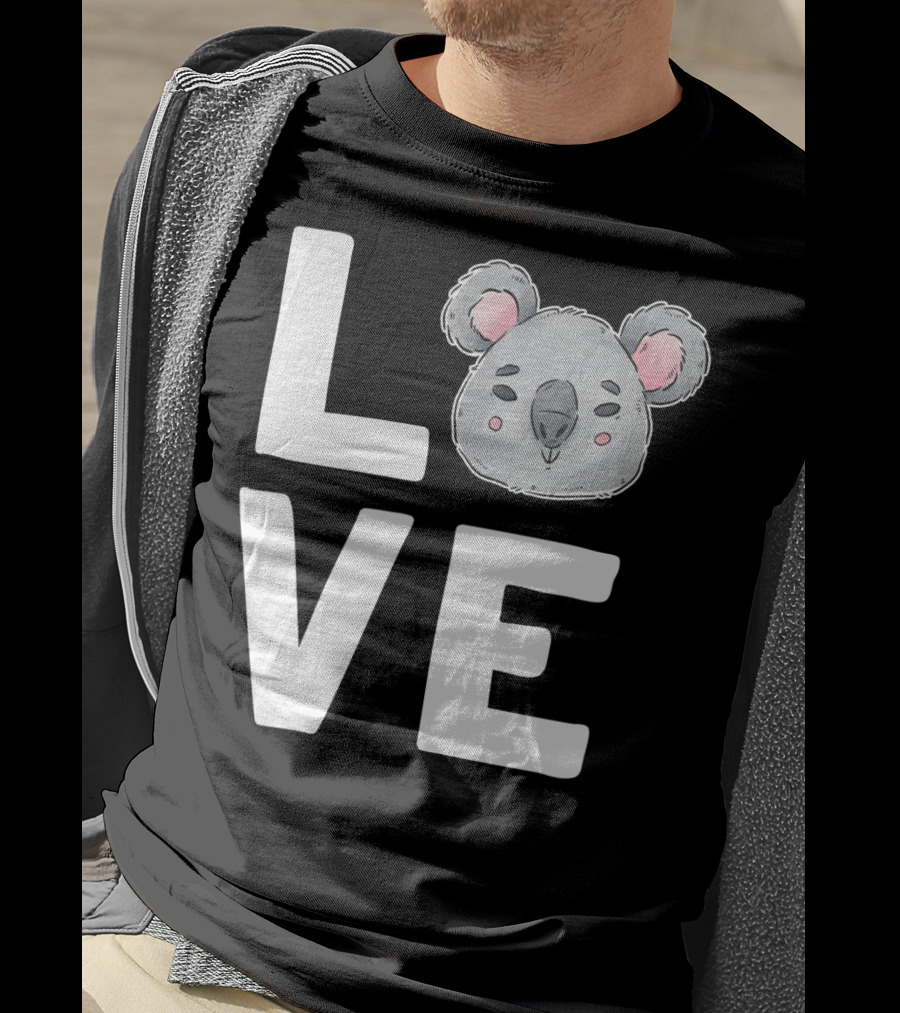 Love Koala Bear Cute Ecologist Australia Girl T-Shirt