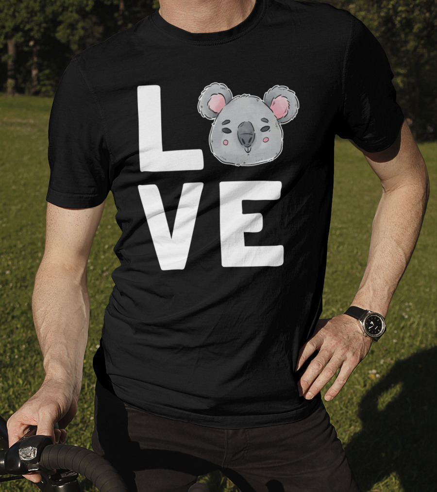 Love Koala Bear Cute Ecologist Australia Girl T-Shirt